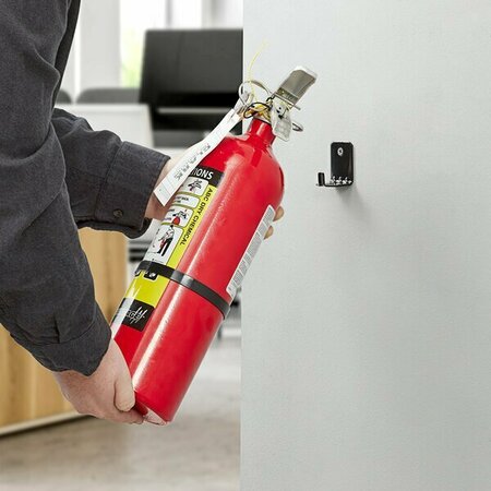 BADGER ADV-550 5 lb. Dry Chemical ABC Fire Extinguisher with Wall Bracket - Tagged & Rechargeable 472ADV550T